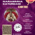 Narasimha Caturdasi Festival- 15th May 2022